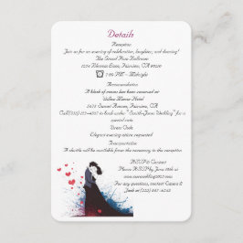 Cartão De Informações La Dolce Vita French Inspiration Classic 1940s