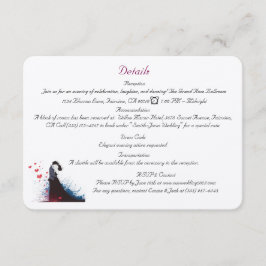 Cartão De Informações La Dolce Vita French Inspiration Classic 1940s