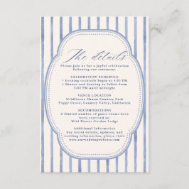 Cartão De Informações La Dolce Vita Lemon Citrus detalhes do casamento