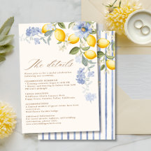 La Dolce Vita Lemon Citrus detalhes do casamento