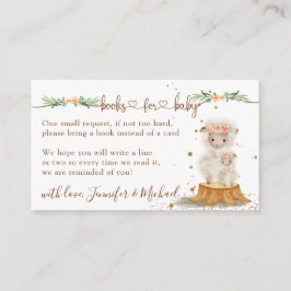 Cartão De Informações Lamb Ovelhas Novas Mamães Livros para Bebê