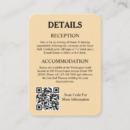 Cartão De Informações Lantern Sage Green Boho Design Wedding