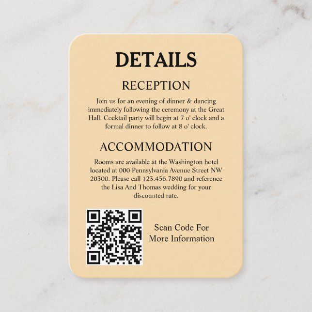 Cartão De Informações Lantern Sage Green Boho Design Wedding (Frente)