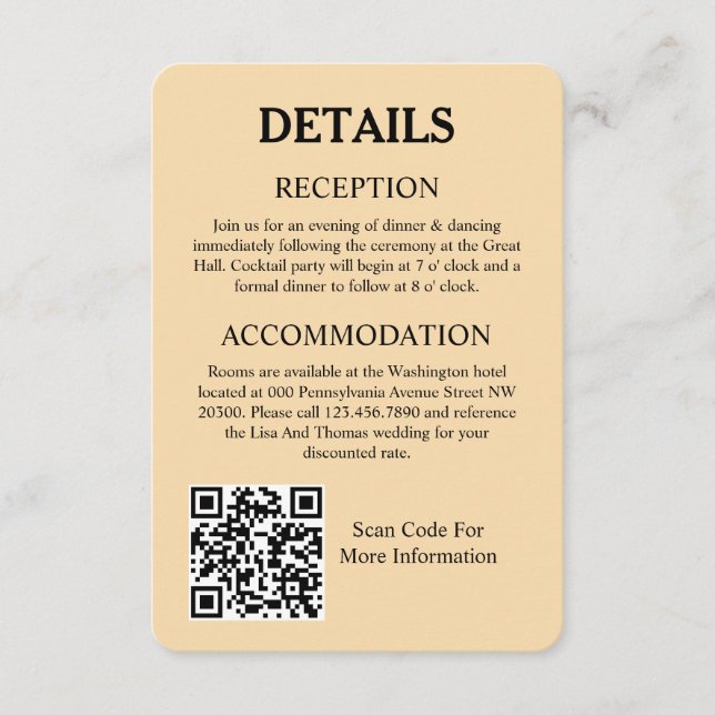 Cartão De Informações Lantern Sage Green Boho Design Wedding (Frente)