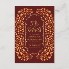 Cartão De Informações Laranja Quebra Queimada Rústica Deixa Detalhes De