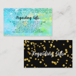 Cartão De Informações Largura mágica de lua de mel com poço de desejo C