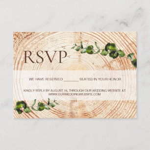 Cartão De Informações Latido De Madeira Folhas Botânicas Reservadas