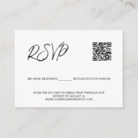 Leia o código QR do site do casamento Lugares rese