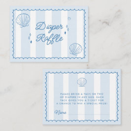 Cartão De Informações Leve Em Breve A Mão Desenhada Fralda Chá de fralda