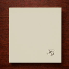 Cartão De Informações Library Dark Academia-Minimalist Vintage Books