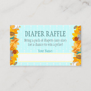 Cartão De Informações Lil Foxie Cub - Bilhete Raffle Fralda