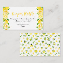 Limões e Fralda de folhas Raffle