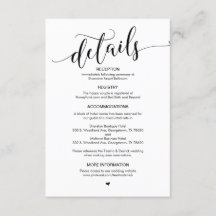 Lindo, Script Negrito, Detalhes do Nosso Casamento