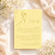 Lindos Detalhes de Casamento Amarelo Manteiga Mode