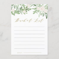 Lista de Baldes de Gerência de Aquarelas e Flores 