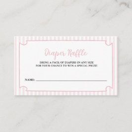 Cartão De Informações Listras cor-de-rosa Tini One está no caminho da Fr