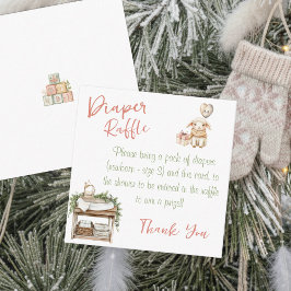 Cartão De Informações Little Bit Of Country Winter Boho Baby Girl Shower