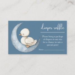 Cartão De Informações Little Goose Diaper Raffle Card Goose Baby Shower