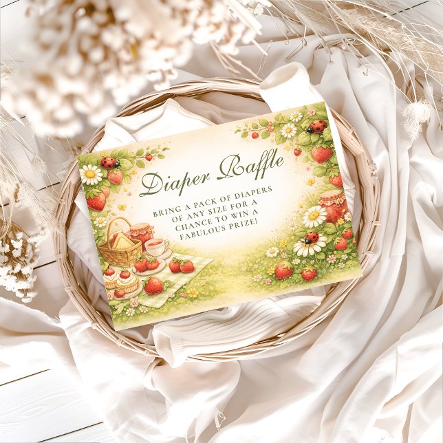 Cartão De Informações Little Ladybug Garden Diapper Raffle (Criador carregado)