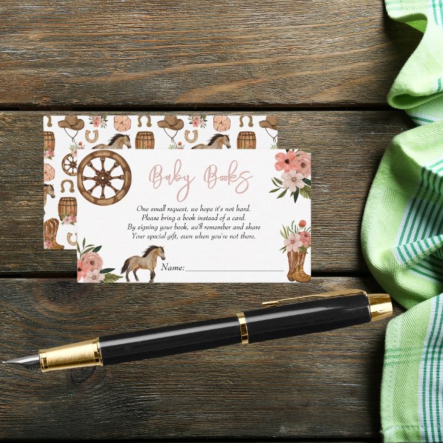 Cartão De Informações Livrinho de Bebê Chamada Baby Shower Vaquinha (Criador carregado)