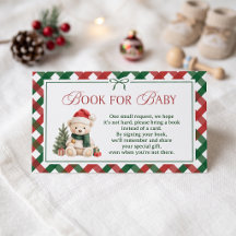 Livro de Chuvinha de Bebê do Papai Noel Ursinho pa