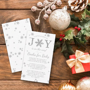 Cartão De Informações Livro de Chuvinhas de Alegria para Chá de Bebê de 