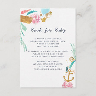 Cartão De Informações Livro Náutico para Bebê