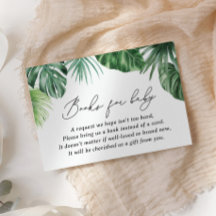 Livro Verde do Chá de fraldas Safari para Bebê