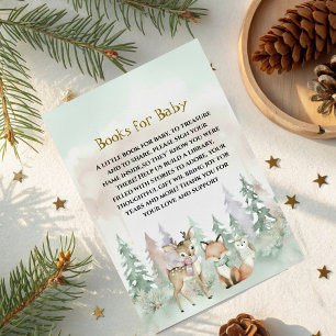 Cartão De Informações Livros Baby It's Cold Outside para Chá de Bebê