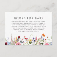 Livros Coloridos de Flor Selvagem para Bebê
