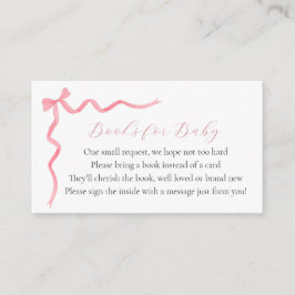 Cartão De Informações Livros cor-de-rosa para o Arco da placa de gabinet