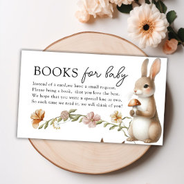 Cartão De Informações Livros de Animais da Floresta Florestal de Madeira