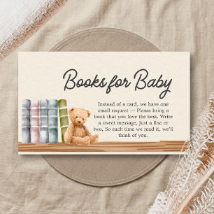 Cartão De Informações Livros de Bebê & Brunch Livros de Chuva de Bebê Ne