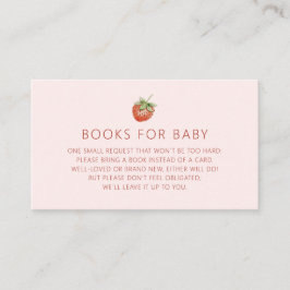 Cartão De Informações Livros De Berry Para Bebê