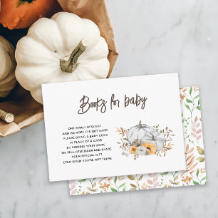 Cartão De Informações Livros de Bombeiros de outono para Bebê