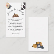 Livros de Cachorros em Aquarela Fofos para Chá de