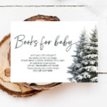 Cartão De Informações Livros De Chá de fraldas De Inverno Para Bebê<br><div class="desc">Celebre a alegria de ler e a chegada do seu pequeno com estes Livros de Chá de fraldas de inverno para Cartões de Recinto. Apresentando uma encantadora design de inverno com árvores de neve e uma atmosfera acolhedora, estas cartas são uma maravilhosa adição aos seus convites para o chá de...</div>