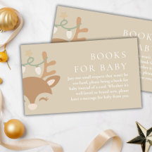 Livros de Chá de fraldas de Reindeer de Natal para