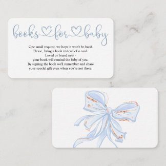 Cartão De Informações Livros de Chá de fraldas do Arco Chic Boy para o C