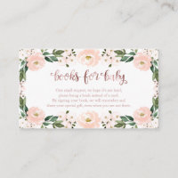 Livros De Chá de fraldas Floral Rosa, Lindos, Para