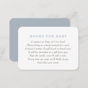 Cartão De Informações Livros de Chá de fraldas náutico para Pedido de Be