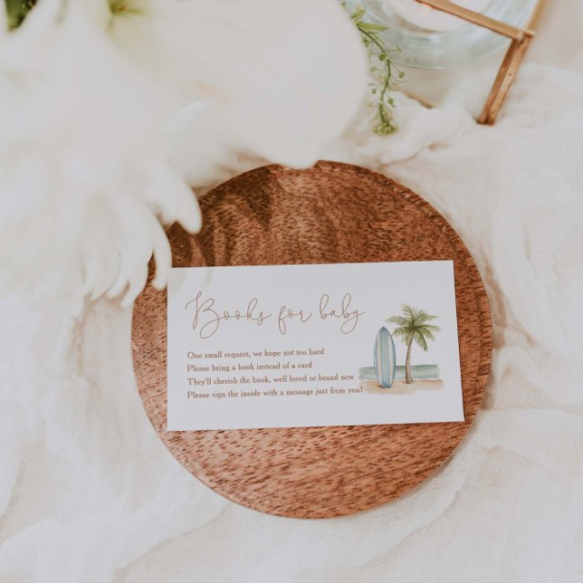 Cartão De Informações Livros De Chá de fraldas Para Bebê (Criador carregado)