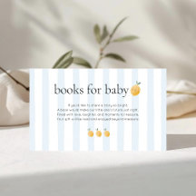 Livros de Chamada de Bebê de Limão Cute para o Chá