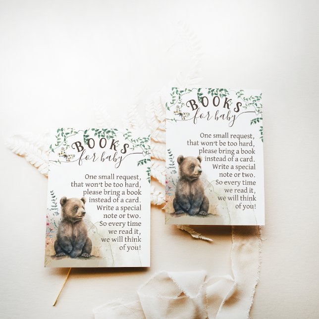 Cartão De Informações Livros de Chás de florestas verdes (Criador carregado)