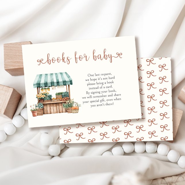 Cartão De Informações Livros de Chás de fraldas cultivados localmente pa (Criador carregado)