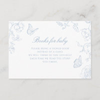 Livros de Chinoiserie Azul e Suave Dusty para Bebê