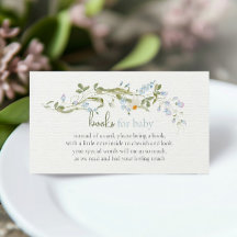 Livros de Chuvinha de Bebê de Flor de Campo em Aqu