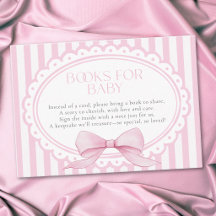 Livros de Chuvinha de Menina com Laço Rosa Listrad