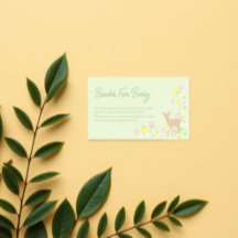 Livros de Chuvinha Floral para Bebê para Chá de Be