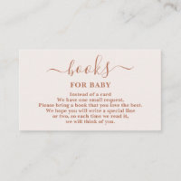 Livros de cor-de-rosa pálida minimalista para cart